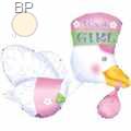 FOLF102-07026A Storch It`s A Girl 3D Ballon 81x102cm (32x40in)