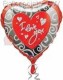 FOHM045-07564E Love Herz-Folienballon with - I love You - Ø45cm, price per ea