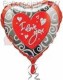 FOHM045-07564E Liebes Herz Folienballon  45cm ( 18inch)