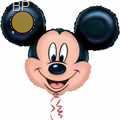 FOBF053-0776401A  Folienballon Character, Mickey Kopf  70cm