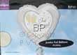 FOBH081-11383E  Folienballon Jumbo Heart 81cm  (32"x32") Text: Just Married