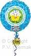 FOBM072 72cm(28") Rund Happy Birthday Cupcake Sing-A-Tune Ballon