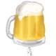 (#) Bierkrug II, transparent non metallic Folien F