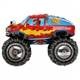 Monster Truck, Figuren-Folienballon, Form E  ArtKat  F311