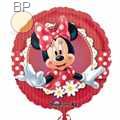 Minnie Gänseblümchen 18", M 18inch Rund Metallic Folienballon Ø45cm, in SB-Verpackung Art.Kat. F314