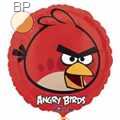 Angry Birds rot 18", M 18inch Rund Metallic Folienballon Ø45cm, in SB-Verpackung Art.Kat. F314
