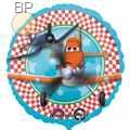 Disney Planes 18", M 18inch Rund Metallic Folienballon Ø45cm, in SB-Verpackung Art.Kat. F314