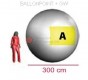 R300PVC-00 Midi Indoor Gigantballoon white, Ø~3m, price for 1ea