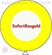 MR100-2999-41H-GE050  Geburtstagsballon Ø~35cm, 4seitig mit 50 bedruckt