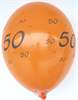 MR100-2007-41H-GE050 50te birthday printed four site, Balloons orange