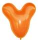 F14A/U  Katze Alt ~45cm, ORANGE, Latexfigur Katze,