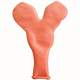 F14A/U  Katze Alt ~45cm, ORANGE, Latexfigur Katze,