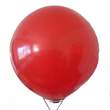 RR225  Ø80cm  ROT, Kugelrunder Riesenballon extra stark, Typ XL - unbedruckt. Bestens geeignet für D