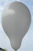 Ø 28cm WEISS BelBal-Ballon Nennweite 28cm/10inch Modell R85B-201 Tropfenform/Birnenförmig, verhältnis Breite zu Höhen = 1 : 1,321