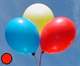 Ø 28CM BUNTER MIX BelBal-Ballon Nennweite 28CM/10inch Modell R085B Tropfenform/Birnenförmig,  Packung zu 100 Stück;  verhältnis Breite zu Höhen = 1 : 1,344