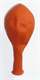 R100T-2320-00 nominal size 33cm/12inc Ø 26/36cm roundballoon Pastel color orange, non printed