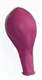 Ø 33cm    MAGENTA/PINK Rundballon Nennweite 33cm/12inch Modell R100T, Packung zu 100 Stück