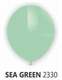 R100T-2330-00 nominal size 33cm/12inc Ø 26/36cm roundballoon Pastel color sea green, non printed