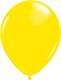 R085Q Ø 28cm / 11inch GELB Luftballon , Umfang ~90/104cm ; Form Tropfenform/Birnenförmig