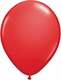 R085Q Ø 28cm / 11inch ROT   Luftballon Standardfarbe, Umfang ~90/104cm ; Form Tropfenform/Birnenförmig
