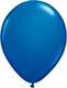 R085Q Ø 28cm / 11inch BLAU Qualatex Luftballon Standardfarbe, Umfang ~90/104cm ; Form Tropfenform/Birnenförmig