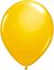 R085Q Ø 28cm / 11inch GOLDGELB  Qualatex Luftballon Standardfarbe, Umfang ~90/104cm ; Form Tropfenform/Birnenförmig