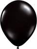 R085Q Ø 28cm / 11inch SCHWARZ Qualatex Luftballon Standardfarbe, Umfang ~90/104cm ; Form Tropfenform/Birnenförmig
