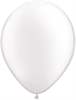 R085Q Ø 28cm / 11inch PERLWEISS Luftballon Perlenfarbe, Umfang ~90/104cm ; Form Tropfenform/Birnenförmig
