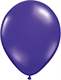 R085Q Ø 28cm / 11inch PERL QUARZVIOLETT Luftballon Perlenfarbe, Umfang ~90/104cm ; Form Tropfenform/Birnenförmig