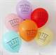 birthday balloon motiv happy birthday Ø33cm individual printed two site, Balloons assorted