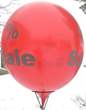 black % Sale Ø 120cm (48inch), % Sale Balloon WHITE with black % Sale 2-sided 1coloublack printed, balloon spout at the bottom