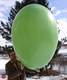 Ø 100cm Farbe SILBER (Sonderfarbe) Rieseneiballon XXL (Ovale-form) Typ RS320 ohne Aufdruck