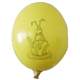Ei mit Motiv01 Hase mit Osterei Ø 100cm GELB Rieseneiballon XXL (Ovale-form)  Typ MRS320