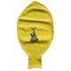 Ei mit Motiv01 Hase mit Osterei Ø 100cm Farbe GOLD (Sonderfarbe) Rieseneiballon XXL (Ovale-form) Typ MRS320