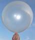 R150 Ø55cm    Transparent,  Größe Riesenballon Typ S - unbedruckt