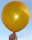 R175  Ø60cm   Gold, Größe Riesenballon extra stark, Typ M - unbedruckt, Sonderfarbe