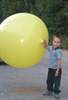 R225-102  Ø80cm  GELB, Riesenballon extra stark, Typ L - unbedruckt