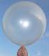 R225-118  Ø80cm  Transparent, Riesenballon extra stark, Typ L - unbedruckt