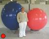 R350 Ø 120cm   GRÜN,  Größe Typ XXL - unbedruckt, Riesenballon extra stark