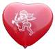 WH070N-101-22H-G latex-heart ~70cm wide, standard design ballon colour as you select