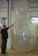 F12aU-300-118-U Riesen-Ballon-Puppe ~300cm XXXL Megalarge, Riesenfigur TRANSPARENT ohne Aufdruck