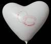 latex-heart ~32cm wide, standard design ballon Type WH032T-11, colour light blue